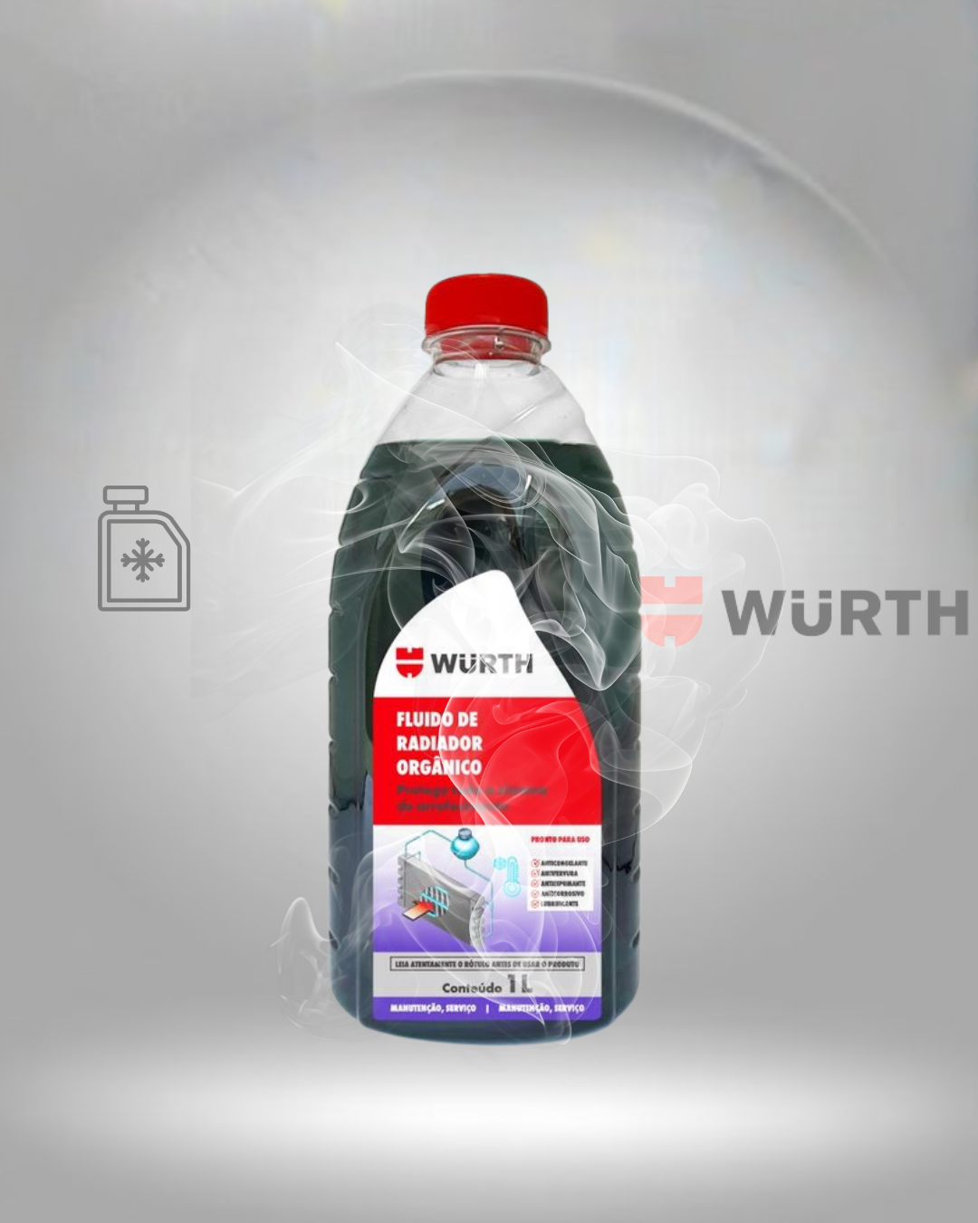 Fluido para Radiador Verde/ Azul 1l